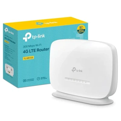 Imagen de [2024 Nuevo] TP Link TL MR105 Router 4G LTE (Cat 4), 3G/4G Velocidad de Red hasta 300Mpbs, MicroSim, Puerto Ethernet LAN/WAN, Antena Desmontable, Plug&amp;Play
