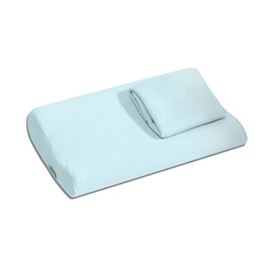 Imagen de bonmedico Almohada Cervical para Cama Cojin Antireflujo Viscoelastico Dormir de Lado Reposacabeza Ergonomico Completo con Funda Refrescante