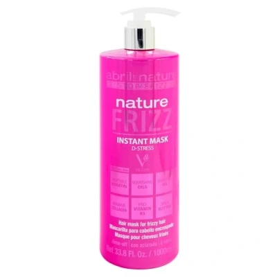 Imagen de abril et Nature Mascarilla Para Pelo Frizz Cabellos Encrespados Hidrata y Mantiene el Liso más Suave Brillante Tratamiento Profesional de Peluquería 1000 ml