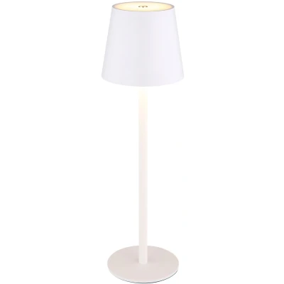 Imagen de Globo Lámpara de mesa LED recargable Vannie, blanca, altura 36 cm, CCT