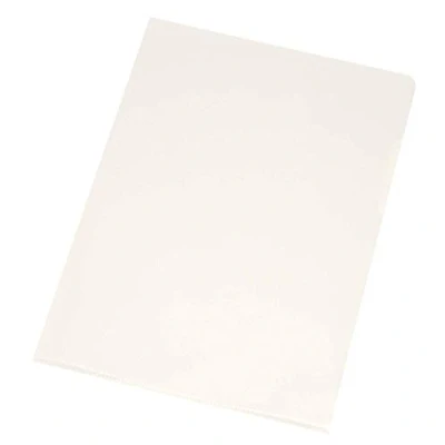 Imagen de Carpeta dossier uñero plastico q connect din a4 120 micras transparente caja de 100 unidades