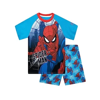 Imagen de Marvel Pijama Spiderman para niños Corto de Spider Man 7 8 años Merchandising Oficial