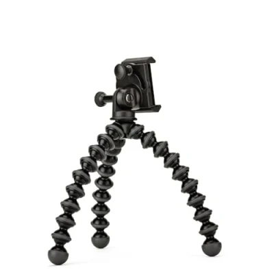 Imagen de JOBY GripTight Pro GorillaPod Stand Adaptador Universal Premium y trípode Flexible para Cualquier Smartphone e iPhone, con o sin Funda, JB01390 BWW