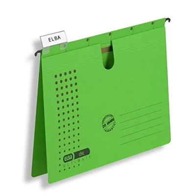 Imagen de Elba Suspension File Green Pack Of 25 Pieces, 10ELB85741GN (Pack Pieces)