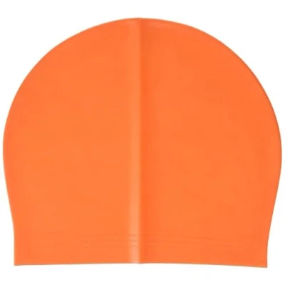 Imagen de Beco Unisex látex Gorro de natación, Verano, Unisex, Color Naranja, tamaño Talla única