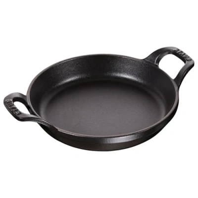 Imagen de Staub ウンド スタッカブル ディッシュ Fuente Redonda apilable, Hierro Fundido, Negro, 20 cm