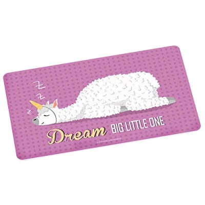 Imagen de Lama 12014 Tabla de cortar (melamina, 23,5 x 14,5 cm), diseño con texto &quot;Dream big little One&quot;, multicolor