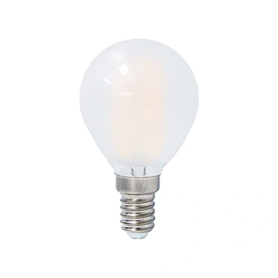 Imagen de Garza Bombillas Led de Filamento Opal Decorativa Esférica, Luz cálida 2700K, Casquillo E14, 4W 470 lúmenes