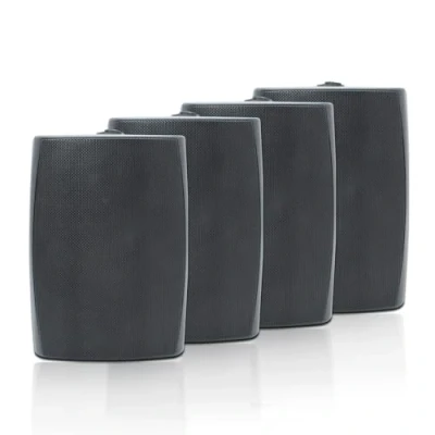 Imagen de STUDIOFINIX Altavoces para exteriores de 6.5 pulgadas montados en la pared, 800 W, solución audio impermeable y alto rendimiento interiores/exteriores, hogar, patio, jardín, patio trasero