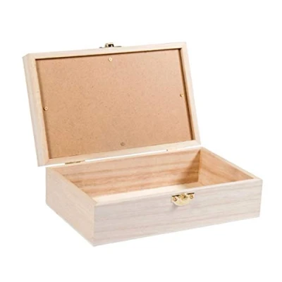 Imagen de Rayher Caja de Madera con Tapa agitación, FSC100, Naturaleza, 20x12,5x6,5cm