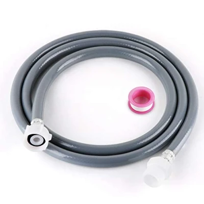 Imagen de Manguera Lavadora 2,5m de Entrada Extensión, Lemonfilter Tubo Agua Fría Universal con Cinta 6m PTFE, 3/4 Pulgadas para Lavadoras o Lavavajillas, 25C