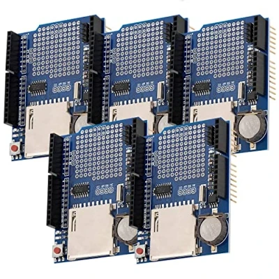 Imagen de AZDelivery 5 x Data Logger Modulo Recorder Shield Compatible con Arduino E Book Incluido!