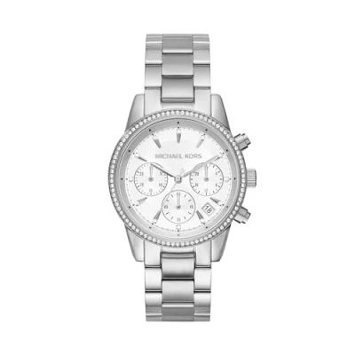 Imagen de Michael Kors Reloj Cuarzo Mujer 37.00mm con dial Analógico Plata y Correa MK6428