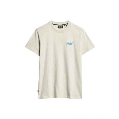 Imagen de Superdry Vintage LOGO EMB Camiseta básica, Hombre, Talla: XXL, Lighting gry grndle fluro blue