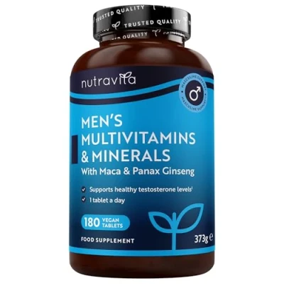 Imagen de Multivitaminas y Minerales 180 tabletas Fabricado por Nutravita