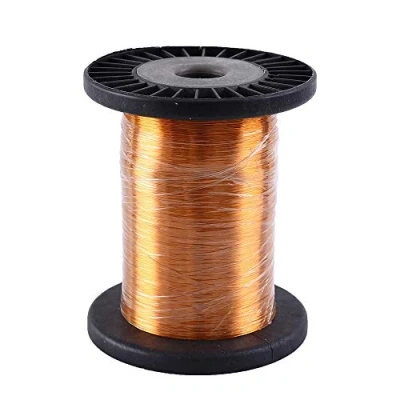 Imagen de Hilo Cobre Esmaltado, 0.1mm 500g Bobina Alambre de Barnizado Inductancia Electromagnético, Utilizada para Transformador