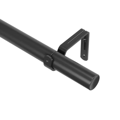 Imagen de Umbra Zen Barra de Cortina Moderna 1, Incluye 2 remates, Soportes y Accesorios a Juego, Pulgadas, Negro, 32&quot; 128&quot; Inch