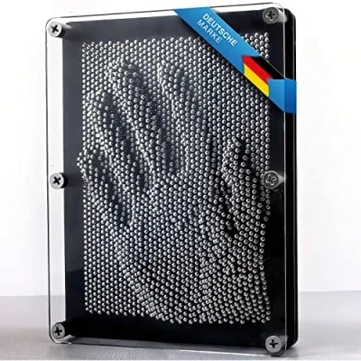 Imagen de Cuadro de uñas 3D Pinart Picture Escultura Retro Juguete con Metal 20 x 15 cm