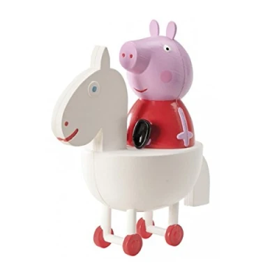 Imagen de Dekora Decoración Tartas Figura Peppa Pig Caballo PVC