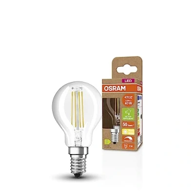 Imagen de OSRAM Lámpara LED SUPERSTAR+ CLASSIC P FIL 40, E14, forma minibola, 2,9W, 470lm, 2700K, luz blanca cálida, regulable, tecnología de filamento LED, optimo consumo energético, eficiencia energética B