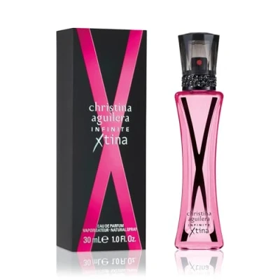 Imagen de Christina Aguilera Infinite Xtina, Eau de Parfum, Fragrancia en Spray, Floral Ámbar Frutal con Notas Guayaba Rosa, Jazmín Rosa y Moderno, Perfume para Mujer, 30 ml