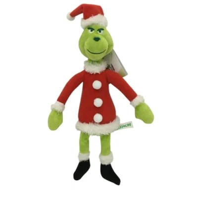 Imagen de SENTOYA Peluche Grinch Navidad Perros Muñeca de Juguete Relleno Cojín Regalos para Niños Niñas (Navidad Grinch)