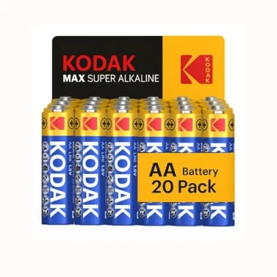 Imagen de blister pilas kodak alcalina max aa lr6 20