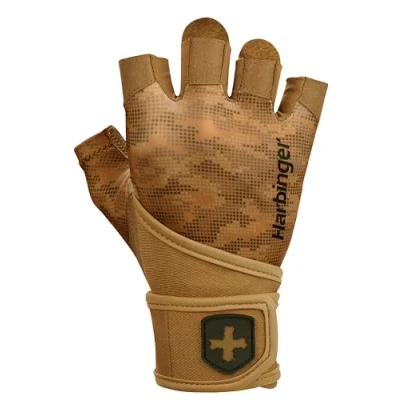 Imagen de TriggerPoint Harbinger Pro Wristwrap 2.0 Guantes de Levantamiento Pesas, Unisex, Bronceado, XL