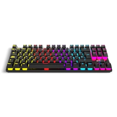 Imagen de Krom KASIC TKL NXKROMKASICTKL Teclado Gaming Mecánico RGB Rainbow, Sin Numérico, Modo Juego, Anti gohsting, Windows 7 / 8 8.1 10, USB, layout español, Negro, normal