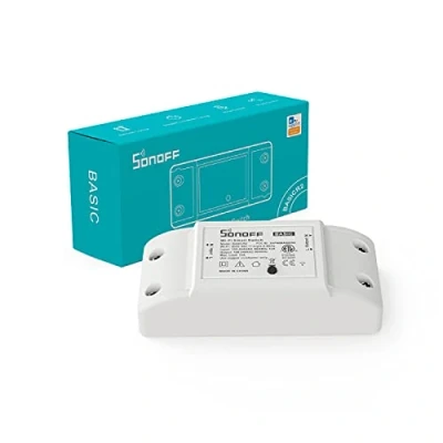 Imagen de SONOFF BASICR2 10 A Interruptor Inalámbrico Wi Fi Inteligente, Módulo Universal para Bricolaje Solución de Automatización Domótica.