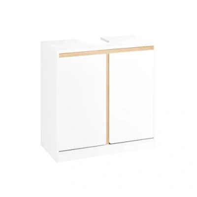 Imagen de Armario para debajo del lavabo 2 puertas bzr78 w sobuy