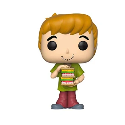 Imagen de Funko Pop! Animation: Scooby Doo Shaggy Rogers with Sandwich Figura de Vinilo Coleccionable Idea Regalo Mercancia Oficial Juguetes para Niños y Adultos TV Fans