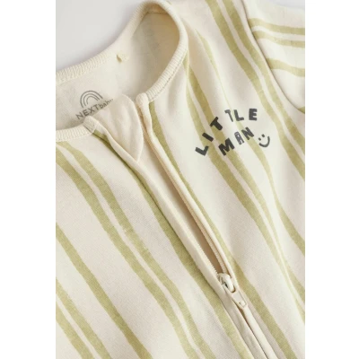 Imagen de Next Pijama de bebé para niños, Talla: 0 3m, Ecru green