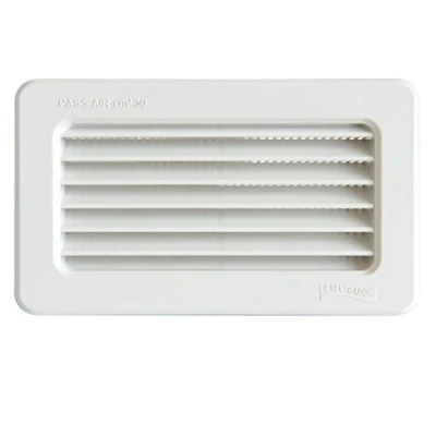 Imagen de La ventilación c126rb Rejilla Terminal de empotrar plástico ABS para agujeros 145 x 85 mm