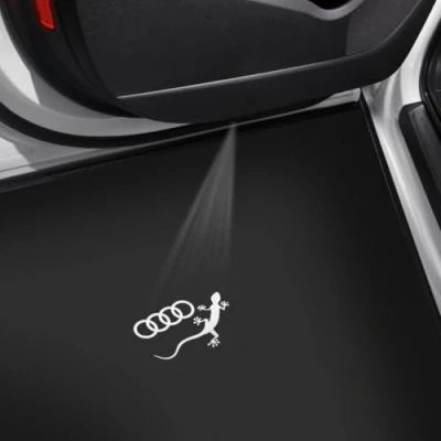 Imagen de Audi Faros LED de Entrada Originales Logotipo Gecko