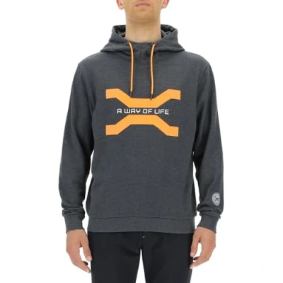 Imagen de JEEP O102930 G557 XP Sudadera Capucha Hombre Estampado Grande Símbolo Xtreme Performance A Way of Life JX23A Dark Grey Melange XXL
