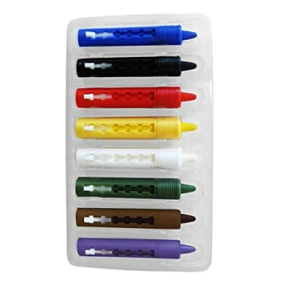 Imagen de Smiffys Maquillaje FX Smiffys, Pinturas de maquillaje, retráctil, 8 en un paquete