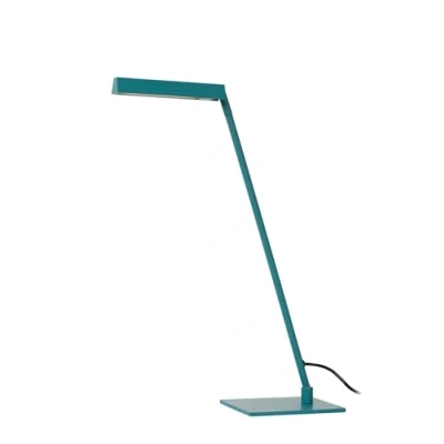 Imagen de Lucide Lámpara de mesa LED Lavale, turquesa, atenuable, altura 42 cm