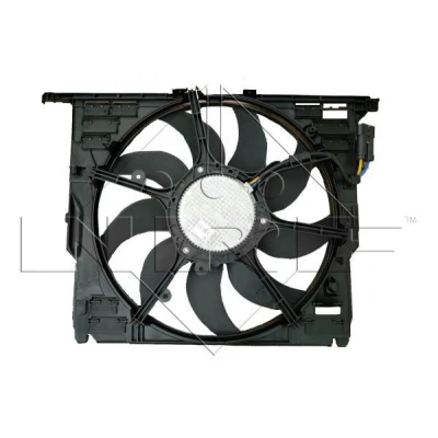 Imagen de NRF 47840 Ventilador de radiador 494 12 850 con bastidor (armazón), Motor sin escobillas BMW: 5 Touring, GT norauto, oscaro, mister auto