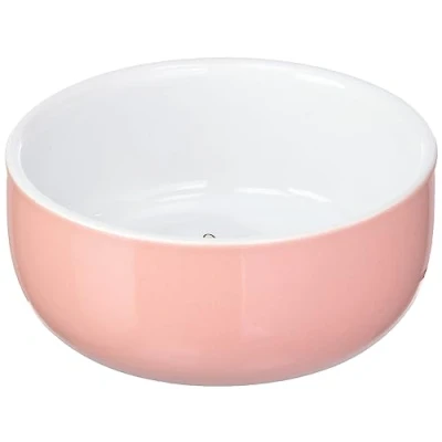 Imagen de Nobby Cuenco de cerámica para roedores Rabbit, Color salmón/Blanco, diámetro 11 cm x 4,5