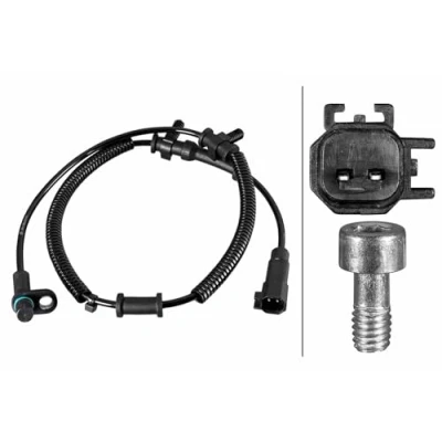 Imagen de HELLA 6PU 358 219 161 Sensor de ABS con pinza/grapa Hall 2 820