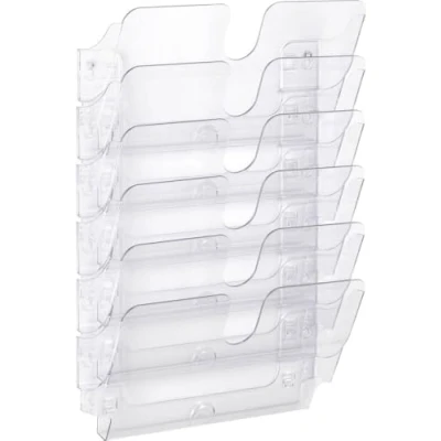 Imagen de Durable 1700014401 Juego de dispensadores folletos (Flexiplus 6 landscape, A4) 1 juego, transparente