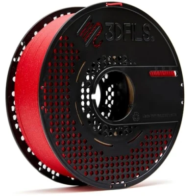 Imagen de 3DFILS Filamento PLA Glitter para impresión 3D Neat Winding esFil MAX: 1.75 mm,1Kg, Galactic Red