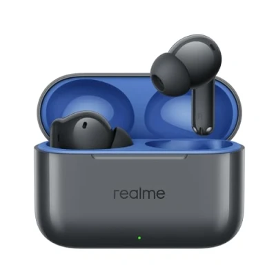 Imagen de realme Buds T200, Controlador dinámico de Graves 12,4 mm, Cancelación Activa Ruido 32 dB, hasta 50 Horas reproducción, Conexión Dos Dispositivos 2.0, Black