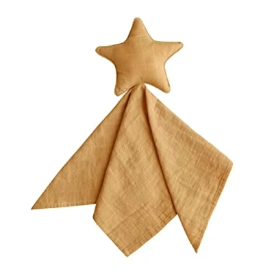 Imagen de mushie Peluche de Luna Ideal para Abrazar, Dormir y Jugar Dudu Extrasuave Niños Niñas Algodón Orgánico Material Durable Fall Yellow