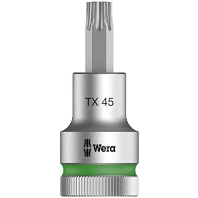Imagen de WERA 05003835001 8767 C HF TORX 45 x 60 mm Vaso de punta Zyklop con función retención 1/2&quot;
