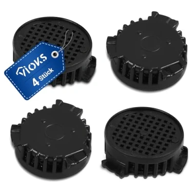 Imagen de VIOKS filtro de carbón activo para frigorífico, 45 mm diámetro, 4 piezas repuesto Liebhеrr Fresh Air Filter 9096342 9882471 Freshair, y