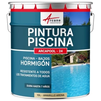 Imagen de Pintura para Piscina de Hormigón ARCAPOOL 10 L Amarillo arena RAL 1002 ARCANE INDUSTRIES