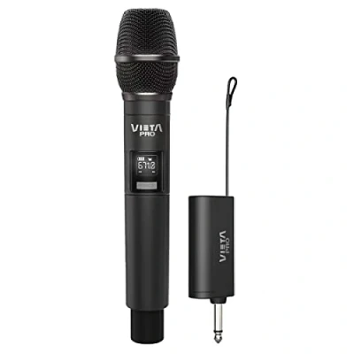 Imagen de Micrófono Vieta Pro Party Mic, 25 db, Inalámbrico, Negro