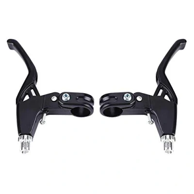 Imagen de Keenso 1 par de manija freno bicicleta montaña, manijas palancas aleación aluminio montaña nivel frenos mano para